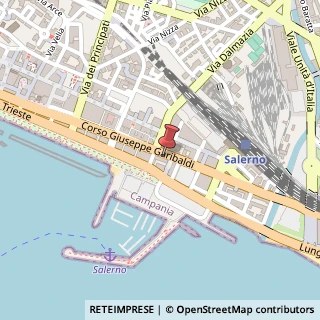 Mappa Corso Giuseppe Garibaldi, 103, 84122 Salerno, Salerno (Campania)