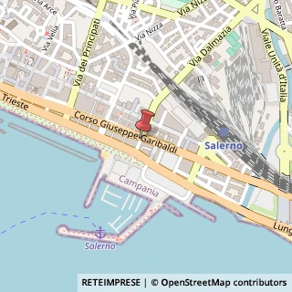 Mappa Corso Giuseppe Garibaldi, 113, 84122 Salerno, Salerno (Campania)