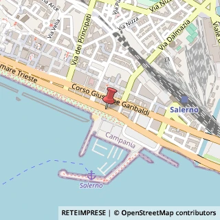 Mappa Via grillo m., 84123 Salerno, Salerno (Campania)