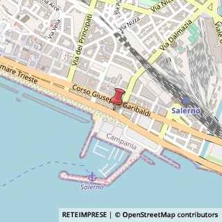 Mappa Lungomare Trieste, 26, 84122 Salerno, Salerno (Campania)