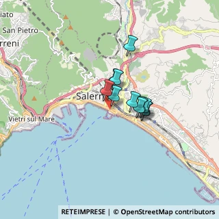 Mappa Lungomare Trieste, 84123 Salerno SA, Italia (1.09909)