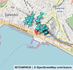 Mappa Lungomare Trieste, 84123 Salerno SA, Italia (0.267)