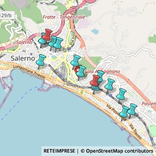 Mappa Via Luigi Guercio, 84132 Salerno SA, Italia (1.068)