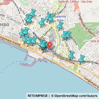 Mappa Via Acquaro Giuseppe, 84123 Salerno SA, Italia (0.5225)