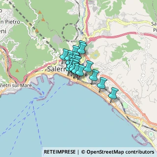 Mappa Via Acquaro Giuseppe, 84123 Salerno SA, Italia (0.84158)