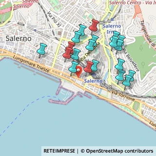 Mappa Piazza Giuseppe Mazzini, 84123 Salerno SA, Italia (0.4905)