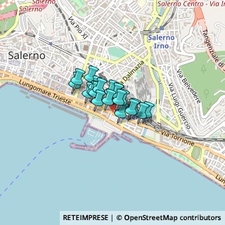 Mappa Via Ludovico de Bartolomeis, 84123 Salerno SA, Italia (0.2135)