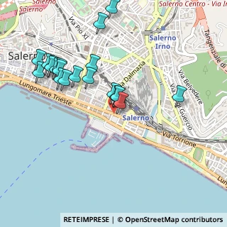 Mappa Piazza Giuseppe Mazzini, 84123 Salerno SA, Italia (0.5655)
