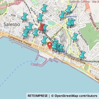 Mappa Via Ludovico de Bartolomeis, 84123 Salerno SA, Italia (0.5375)