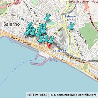Mappa Piazza Giuseppe Mazzini, 84123 Salerno SA, Italia (0.444)