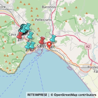 Mappa Piazza Giuseppe Mazzini, 84123 Salerno SA, Italia (5.119)