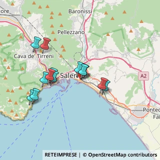 Mappa Piazza Giuseppe Mazzini, 84123 Salerno SA, Italia (3.55077)
