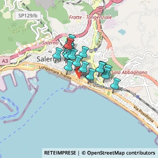 Mappa Piazza Giuseppe Mazzini, 84123 Salerno SA, Italia (0.624)