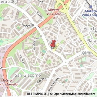 Mappa Via Trabaci Giovanni Maria, 75100 Matera, Matera (Basilicata)