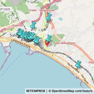 Mappa Via G. Margotta, 84127 Salerno SA, Italia (1.06333)