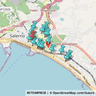 Mappa Via G. Margotta, 84127 Salerno SA, Italia (0.7245)