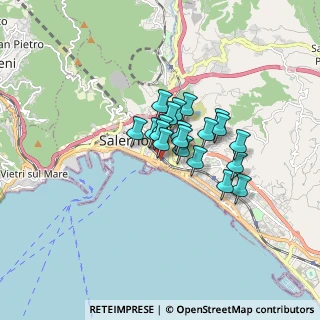 Mappa Via Giuseppe Aquaro, 84123 Salerno SA, Italia (1.112)