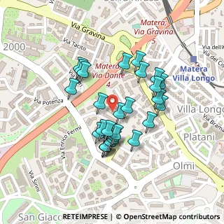 Mappa Via Gesualdo da Venosa, 75100 Matera MT, Italia (0.20037)