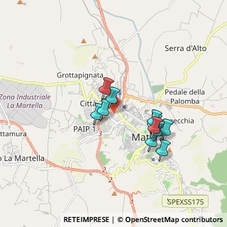 Mappa Via Gesualdo da Venosa, 75100 Matera MT, Italia (1.54909)