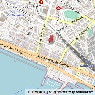 Mappa Via Gian Vincenzo Quaranta, 8, 84123 Salerno, Salerno (Campania)