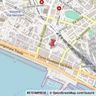 Mappa Via Generale Armando Diaz, 13/15, 84122 Salerno, Salerno (Campania)