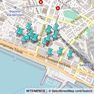 Mappa Piazza Caduti Civili di Guerra, 84123 Salerno SA, Italia (0.1995)