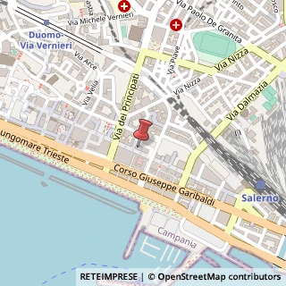Mappa Corso Vittorio Emanuele, 126, 84122 Salerno, Salerno (Campania)