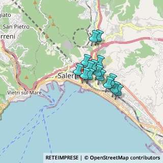 Mappa Piazza Caduti Civili di Guerra, 84123 Salerno SA, Italia (1.11933)