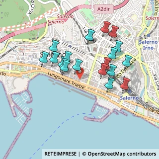 Mappa Via Conforti Raffaele, 84122 Salerno SA, Italia (0.462)