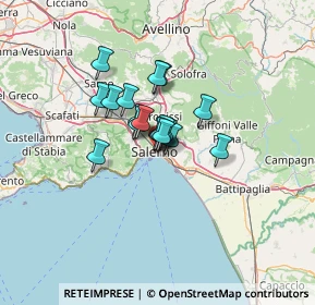 Mappa Via Generale Armando Diaz, 84125 Salerno SA, Italia (7.87389)