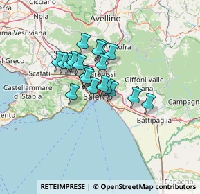 Mappa Via Generale Armando Diaz, 84125 Salerno SA, Italia (9.5715)