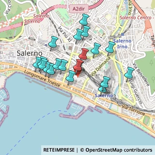 Mappa Via Generale Armando Diaz, 84125 Salerno SA, Italia (0.431)