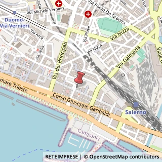 Mappa Via Generale Armando Diaz, 6, 84122 Salerno, Salerno (Campania)
