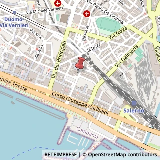 Mappa Via Generale Armando Diaz, 29, 84122 Salerno, Salerno (Campania)