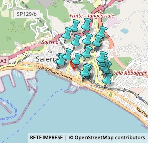 Mappa Via Generale Armando Diaz, 84125 Salerno SA, Italia (0.654)