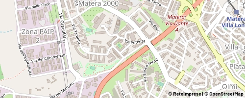 Mappa Matera