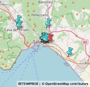 Mappa Via Ruggiero Giordano, 84123 Salerno SA, Italia (1.97333)