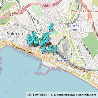 Mappa Via Ruggiero Giordano, 84123 Salerno SA, Italia (0.29)