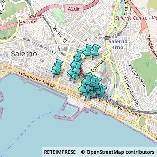 Mappa Via Francesco Manzo, 84123 Salerno SA, Italia (0.254)