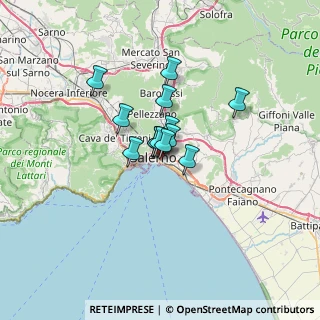 Mappa Via Francesco Manzo, 84123 Salerno SA, Italia (3.95)