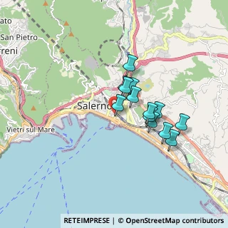 Mappa Via Ruggiero Giordano, 84123 Salerno SA, Italia (1.41692)