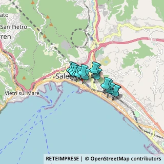 Mappa Via Ruggiero Giordano, 84123 Salerno SA, Italia (0.9)