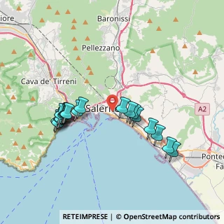 Mappa Via Francesco Manzo, 84123 Salerno SA, Italia (3.91053)