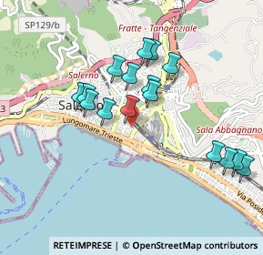 Mappa Via F. Manzo, 84122 Salerno SA, Italia (0.93375)