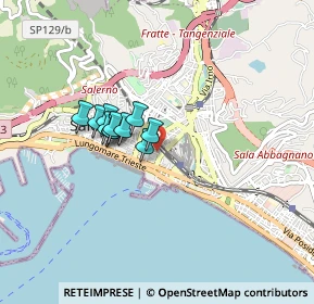Mappa Via Ruggiero Giordano, 84123 Salerno SA, Italia (0.61818)