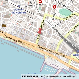 Mappa Via dei Principati, 16, 84122 Salerno, Salerno (Campania)