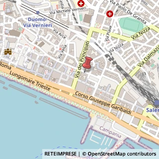 Mappa Via Gian Vincenzo Quaranta, 3 A, 84122 Salerno, Salerno (Campania)