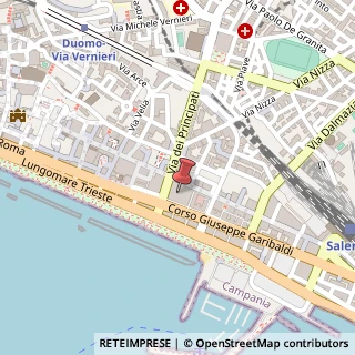 Mappa Corso Vittorio Emanuele, 153, 84122 Salerno, Salerno (Campania)