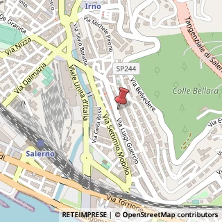 Mappa Via Luigi Guercio, 153, 84134 Salerno, Salerno (Campania)