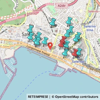 Mappa Via Adolfo Cilento, 84122 Salerno SA, Italia (0.4525)